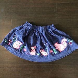 Sale: JoJo Maman Bebe Cord Woodland Skirt